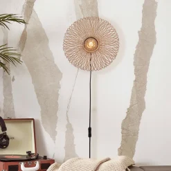 Wandlamp Cango Bamboe, 40cm