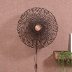 Wandlamp Cango 60cm, Bamboe