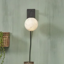 Wandlamp Carrara Marmerprint