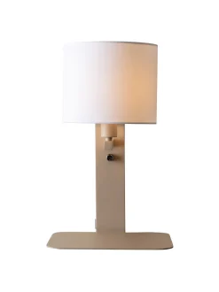 Wandlamp Florence Met plankje en USB, kleur Zand