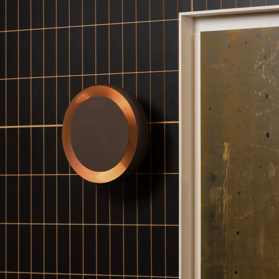 Wandlamp Gloomy kleur Bruin