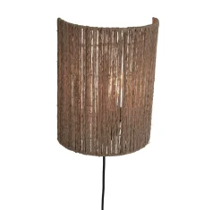 Wandlamp Iguazu Jute, kleur Naturel