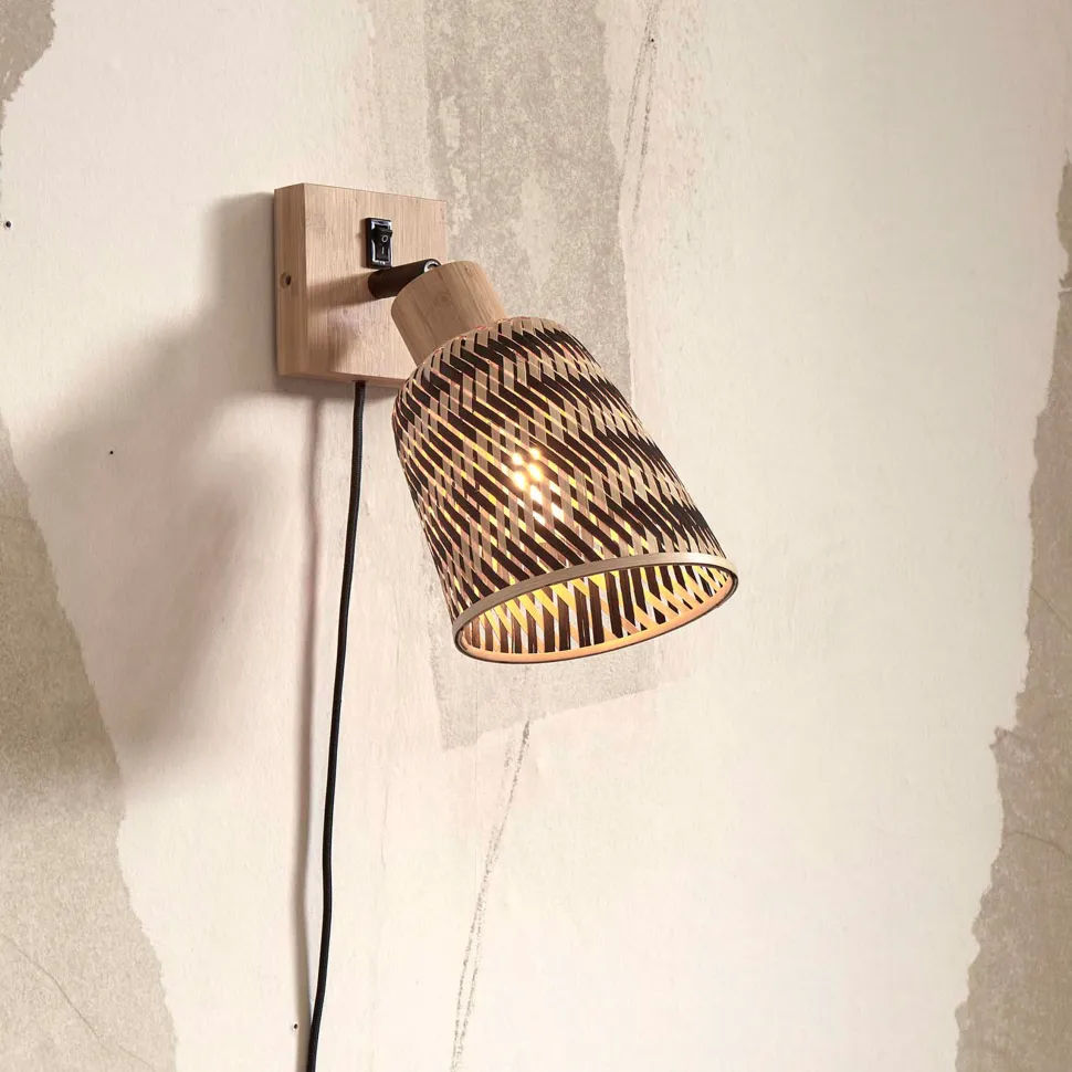 Wandlamp Java Bamboe