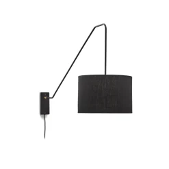 Wandlamp Jex Linnen, 104cm