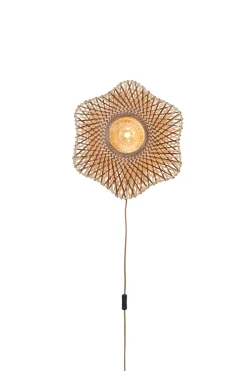 Wandlamp Madura Bamboe, kleur Naturel/Bruin