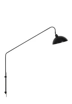 Wandlamp Orion, mat zwart