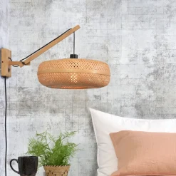 Wandlamp Palawan Ø40cm, Bamboe