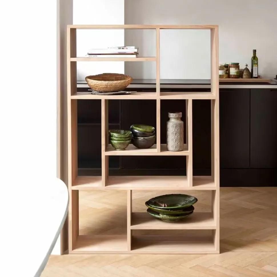 Wandrek M Geolied Eikenhout, 139 x 90cm, kleur Naturel