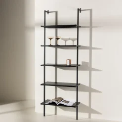 Wandrek Shaleena 183 x 60cm, kleur Zwart