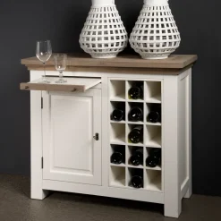 Wijnkast Parma kleur wit