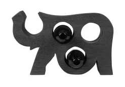 Wijnrek Elephant Suarhout, kleur Zwart