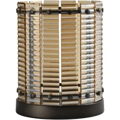 Windlicht Crane 27cm, kleur Bruin