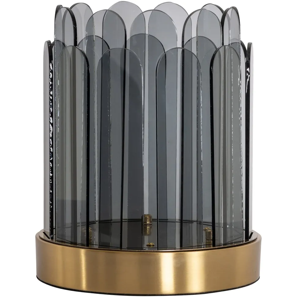 Windlicht Daisey kleur Smoke