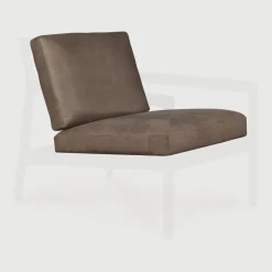 Zitkussen Jack t.b.v. Fauteuil Jack, Nubuck Leder, kleur Terra