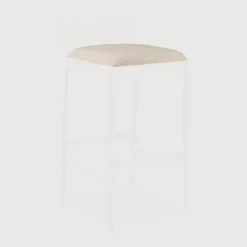 Zitkussen Jack t.b.v. Outdoor barkruk Jack, Bouclé, kleur Naturel