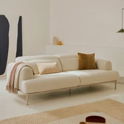 2-zits Bank Aurum Chenille, Met verstelbare hoofdsteun