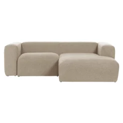 2-zits Bank Blok 240cm, kleur Beige