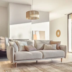 3-zits Bank Carlota Micro-bouclé