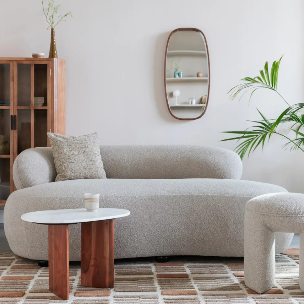 2-zits Bank Cheron Bouclé, kleur Beige