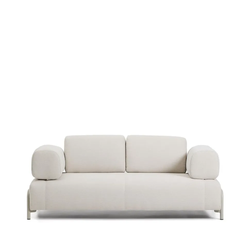 2-zits Bank Compo Met armleuning, kleur Beige