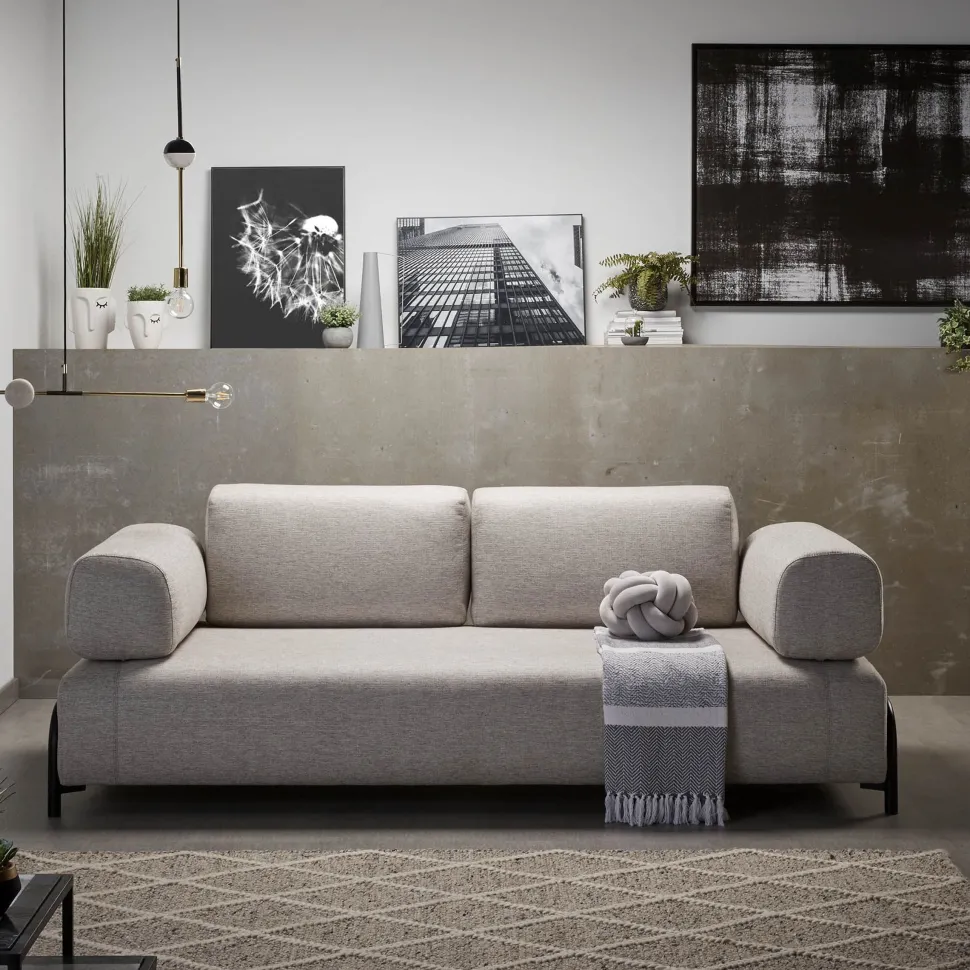 3-zits Bank Compo Met Blad