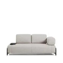 2-zits Bank Compo Met Blad, kleur Beige