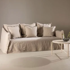 3-zits Bank Dennison kleur Bruin