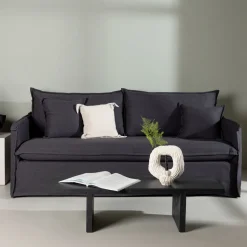 3-zits Bank Elden Linnen 200cm