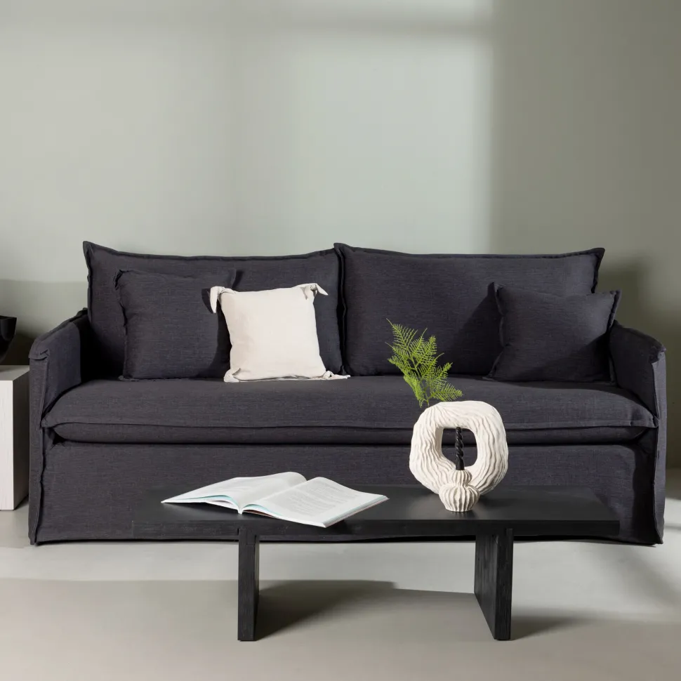 3-zits Bank Elden Linnen 200cm