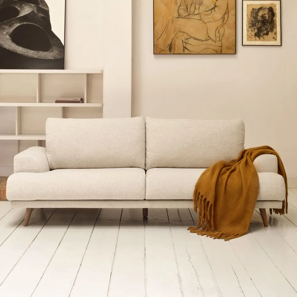 2-zits Bank Karin 211cm, kleur Beige