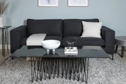 3-zits Bank Laqueta Stof