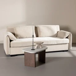 3-zits Bank Mickle 230cm, kleur Bruin