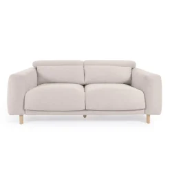 3-zits Bank Singa Chenille, kleur Wit