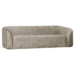 3-zits Bank Sloping Structure Velvet, kleur Wheatfield