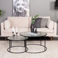 3-zits Bank Tylan Rib, kleur Beige