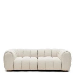 3,5-zits Bank Vicenza Chenille, kleur Off White