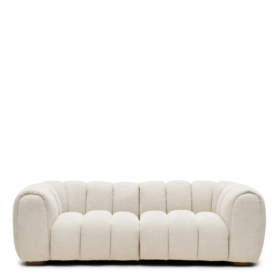 3,5-zits Bank Vicenza Chenille, kleur Off White