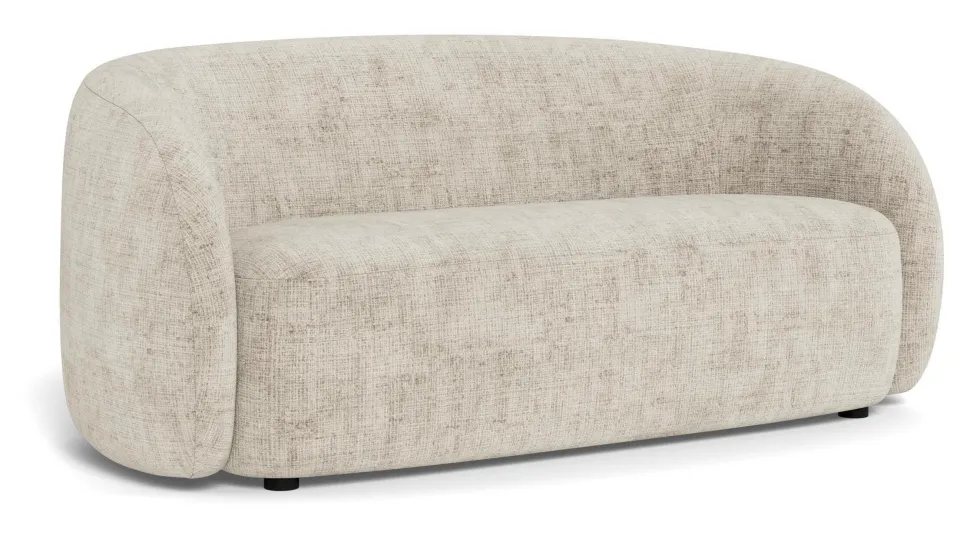 2,5-zits Bank Zackery Chenille, 169cm, kleur Beige