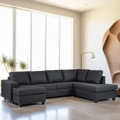 3-zits Hoekbank Daryll kleur Antraciet