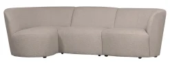 3-zits Loungebank Coco Links, Bouclé