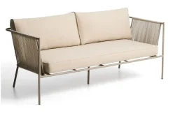 2-zits Loungebank Zivia Staal en touw