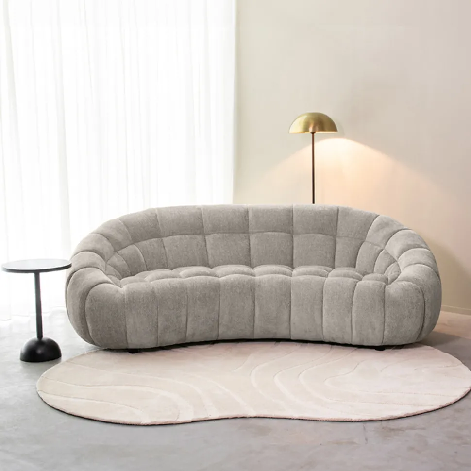 3-zits Organische Bank Cloud Elite stof, 238cm