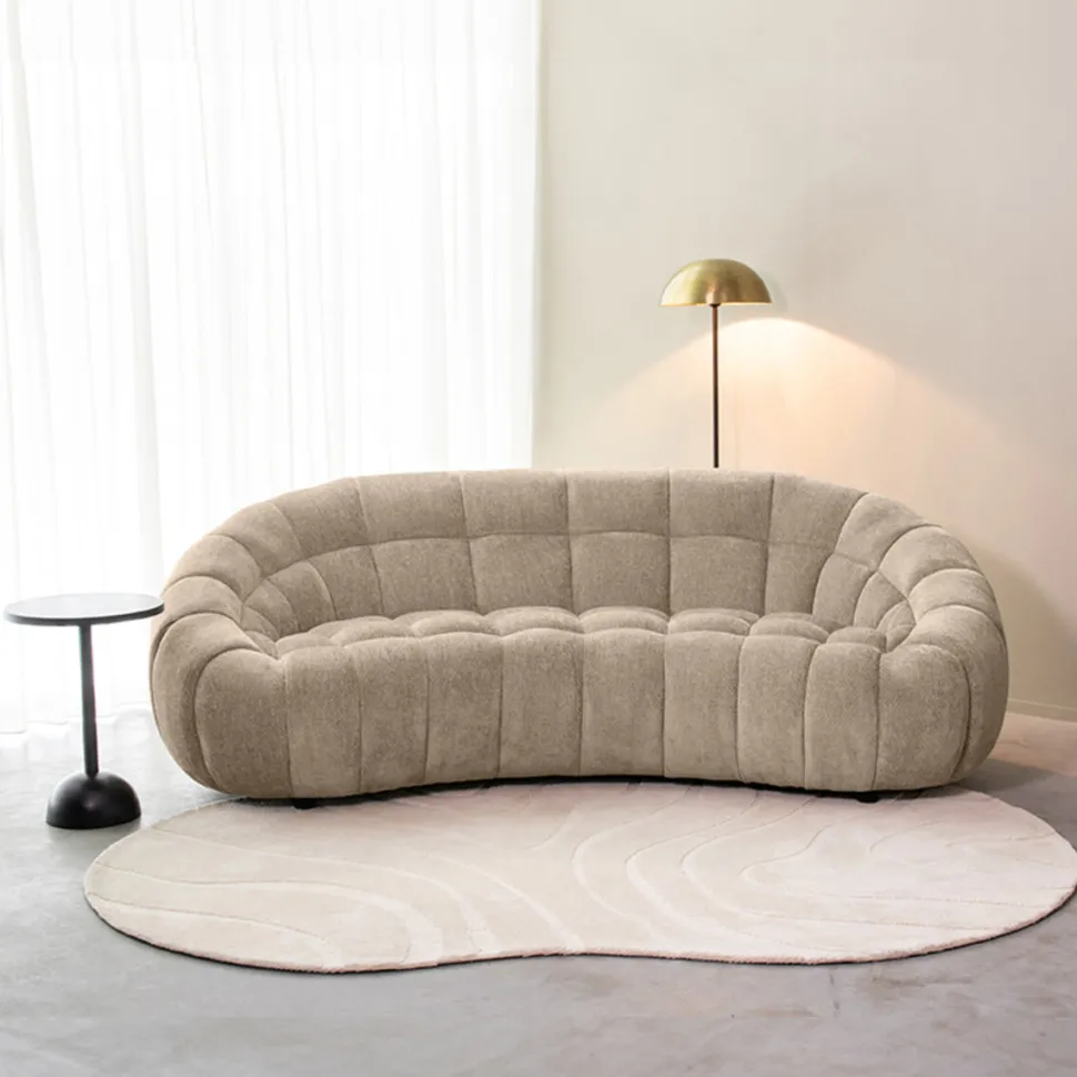 3-zits Organische Bank Cloud Elite stof, 238cm