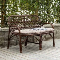 2-zits Tuinbank Albany Rotan, 130cm