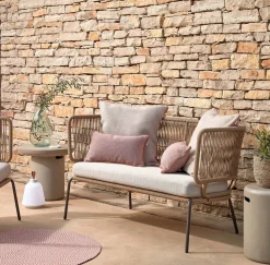 2-zits Tuinbank Nadin 135cm, kleur Beige