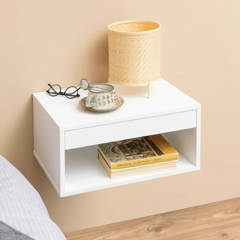 Zwevend Nachtkastje Daeg Met 1 lade en open vak