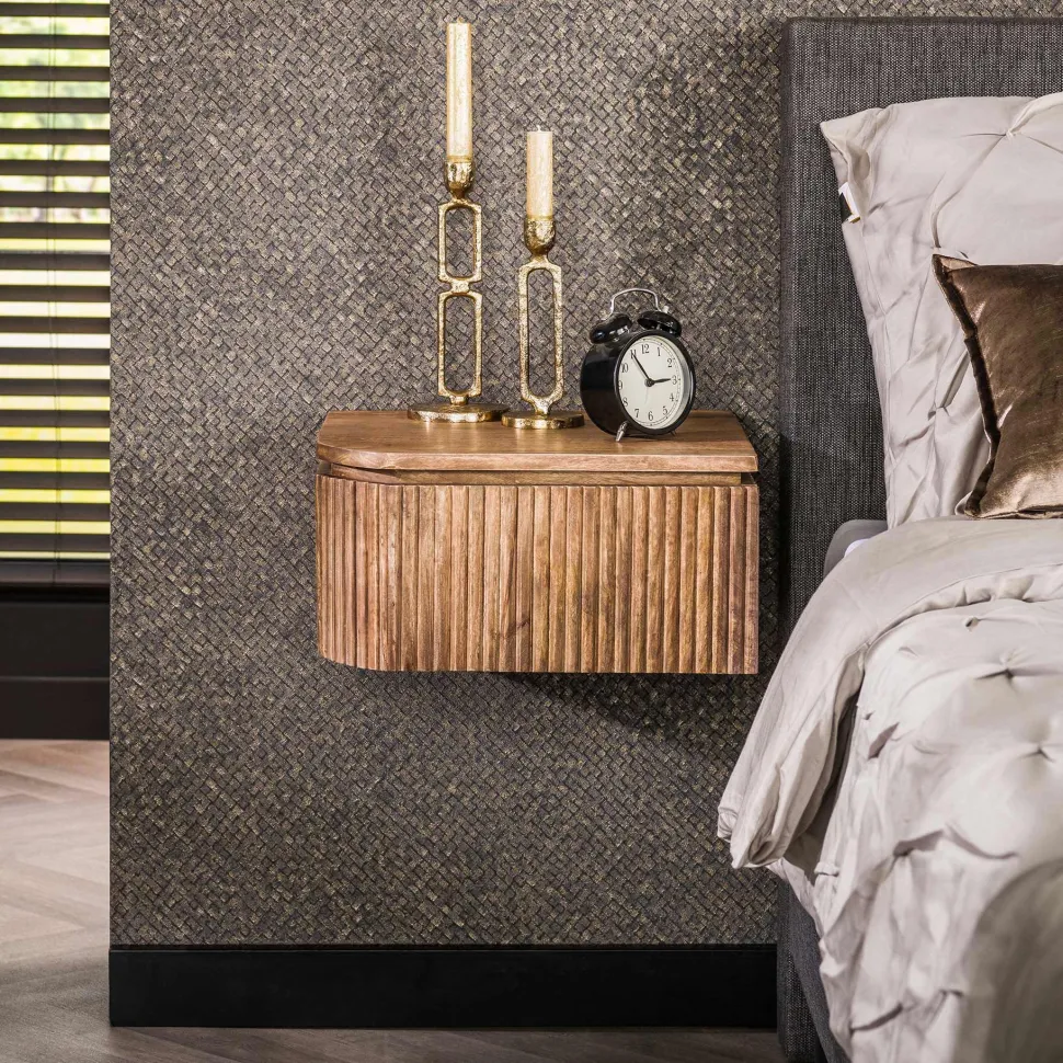 Zwevend Nachtkastje Sharmila Mangohout, Set van 2 stuks