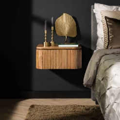 Zwevend Nachtkastje Sharmila Mangohout, Met 1 lade