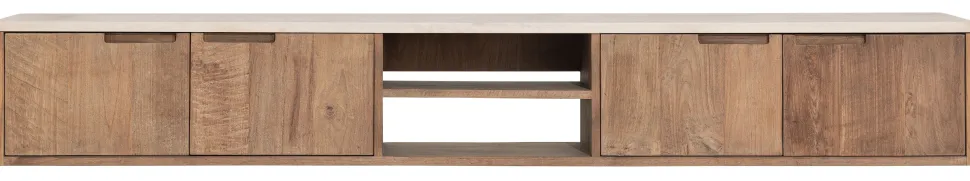 Zwevend TV-meubel Bliss Mortex Teakhout