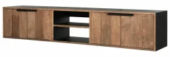 Zwevend TV-meubel Cosmo Teakhout